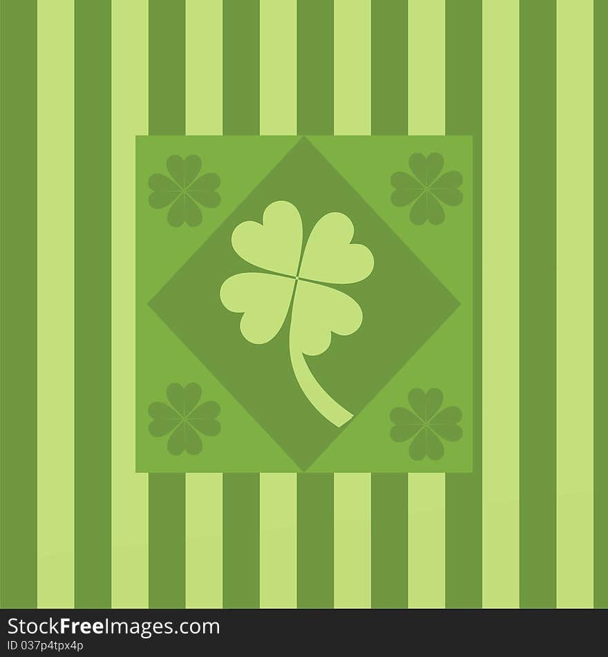 cute shamrock background 0059