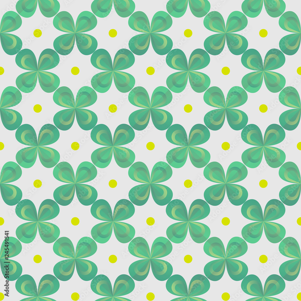 cute shamrock background 0062