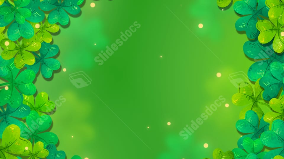 cute shamrock background 0064