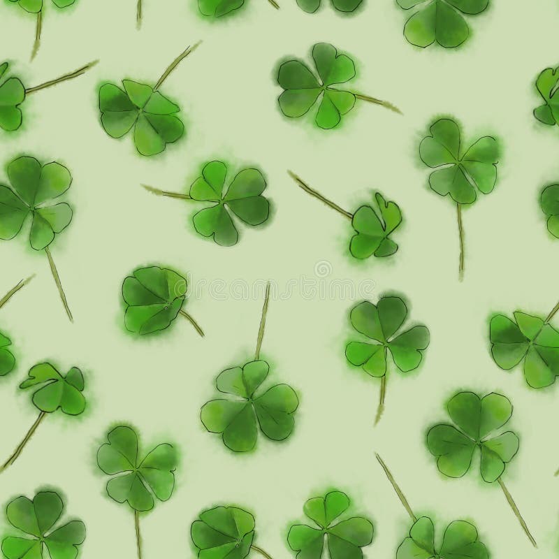 cute shamrock background 0072