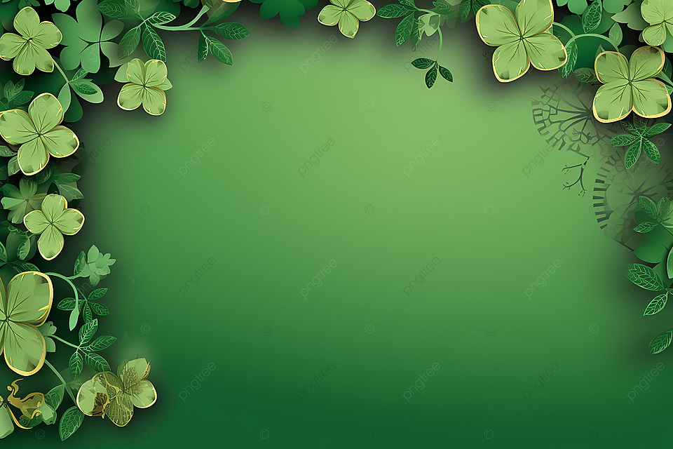 cute shamrock background 0077