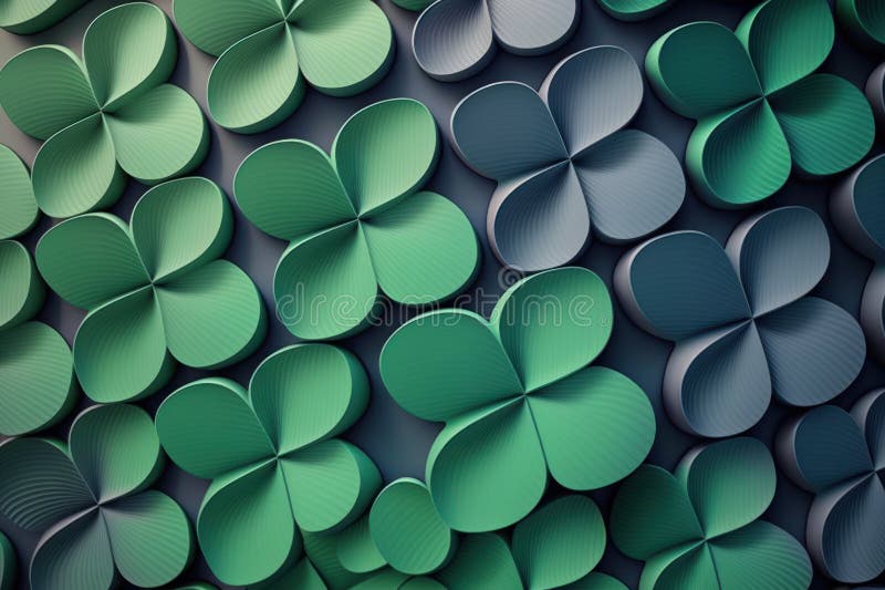 cute shamrock background 0089