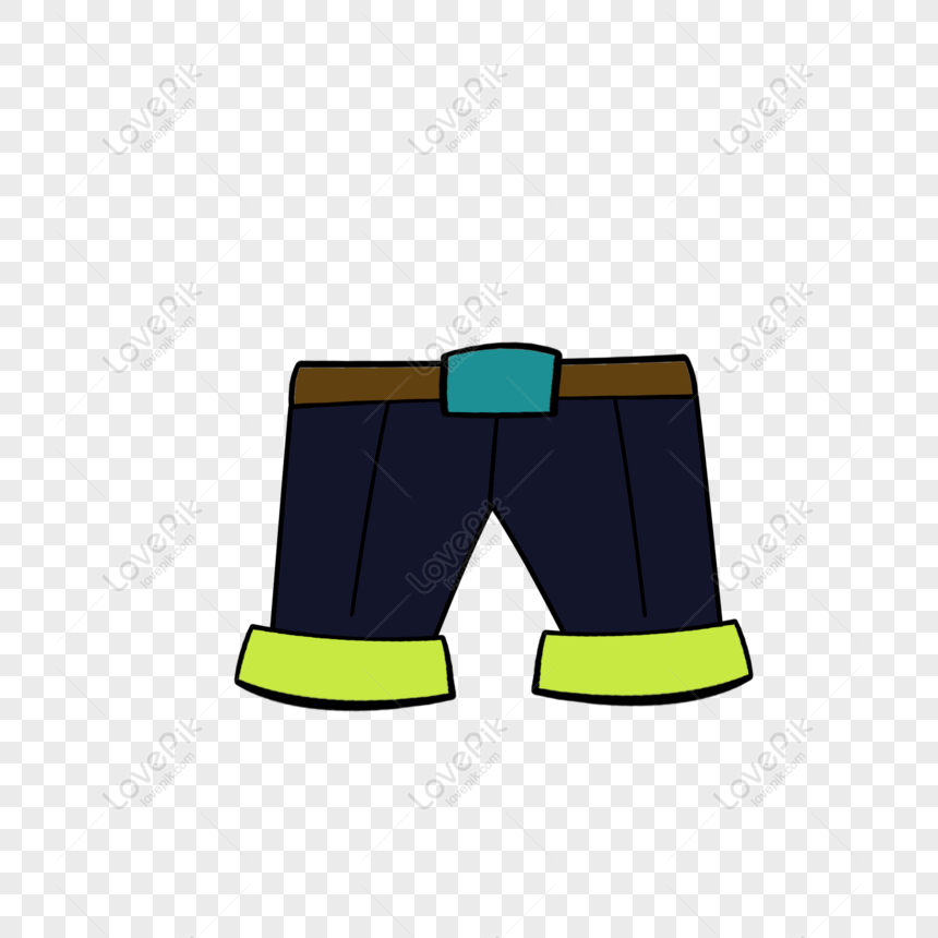 cute shorts transparent background 0014