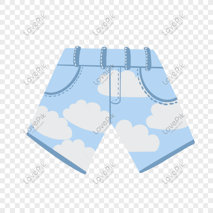 cute shorts transparent background 0017