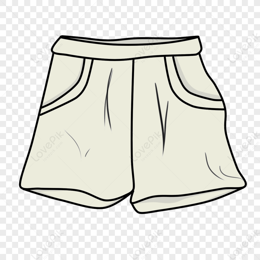 cute shorts transparent background 0019