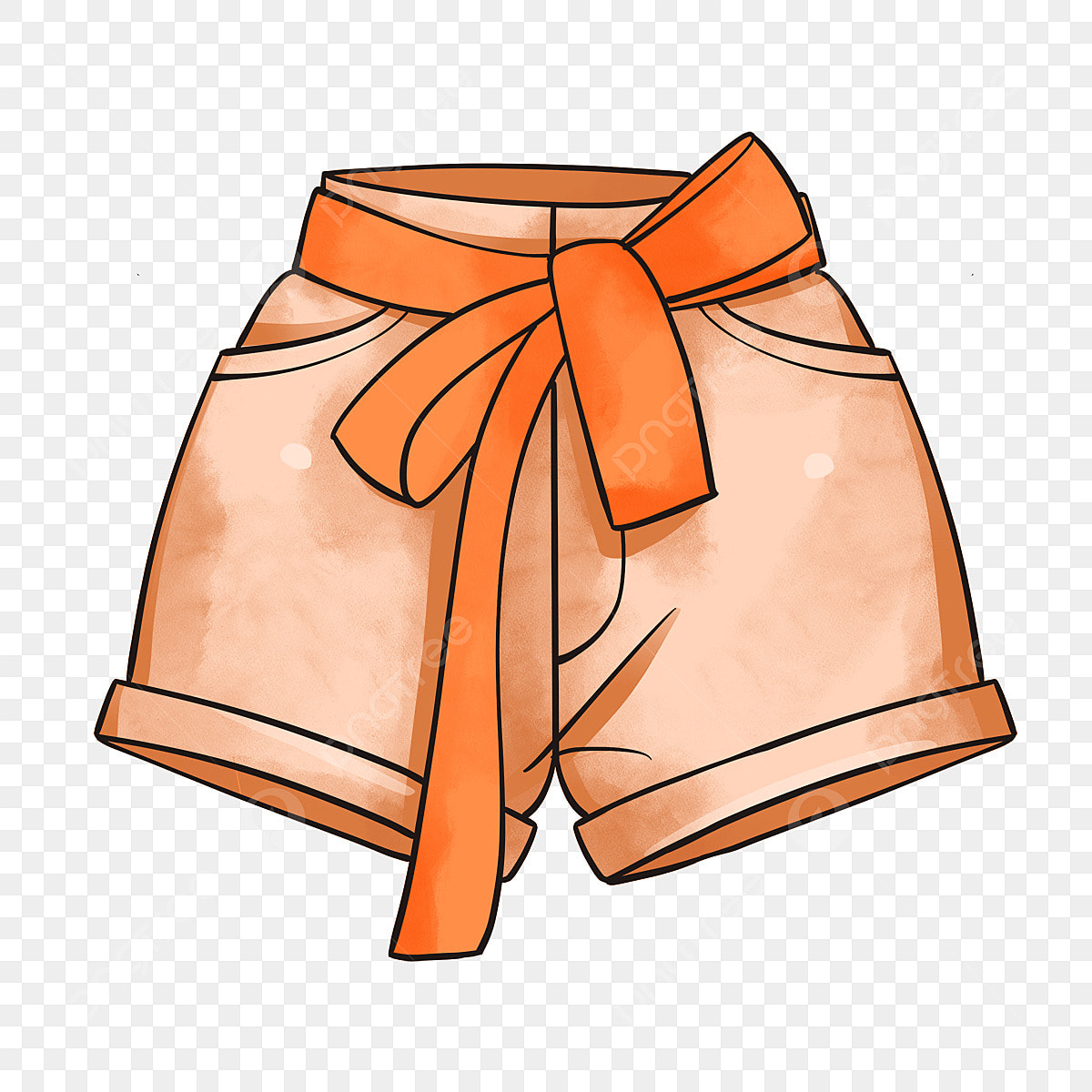 cute shorts transparent background 0027