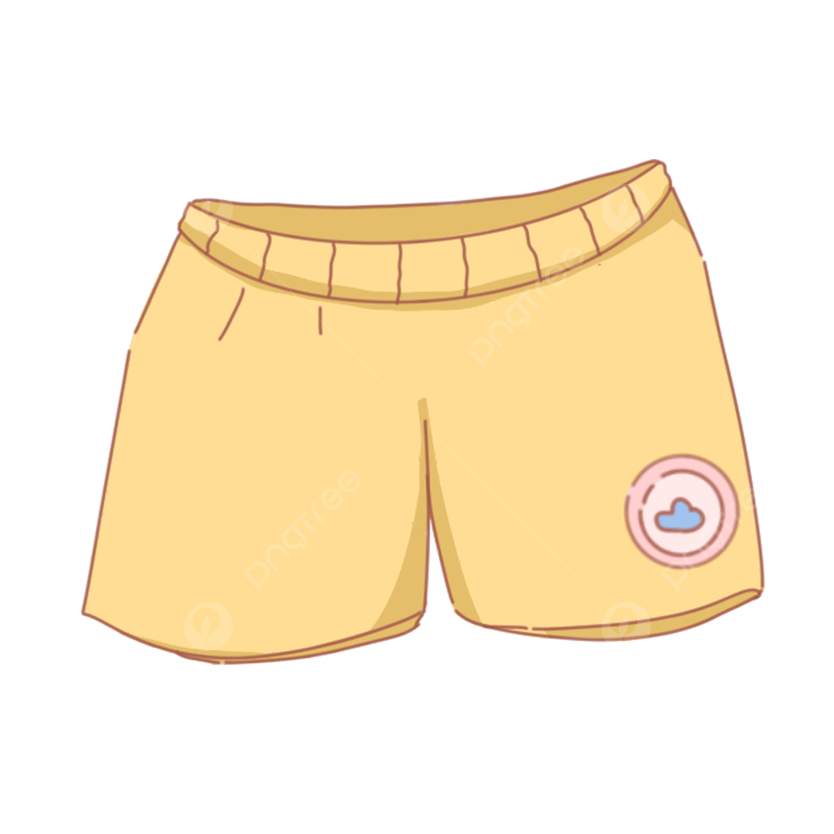 cute shorts transparent background 0068