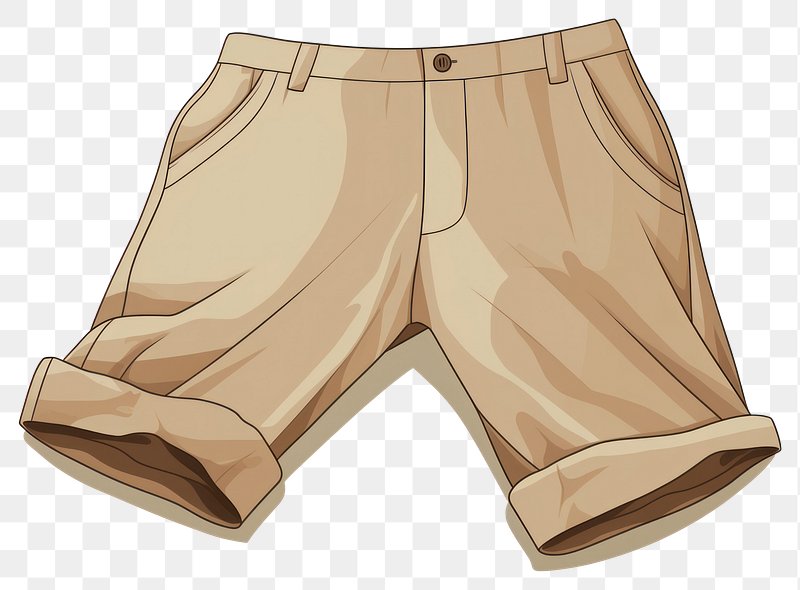 cute shorts transparent background 0084