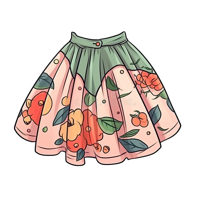 cute skirt transparent background 0015