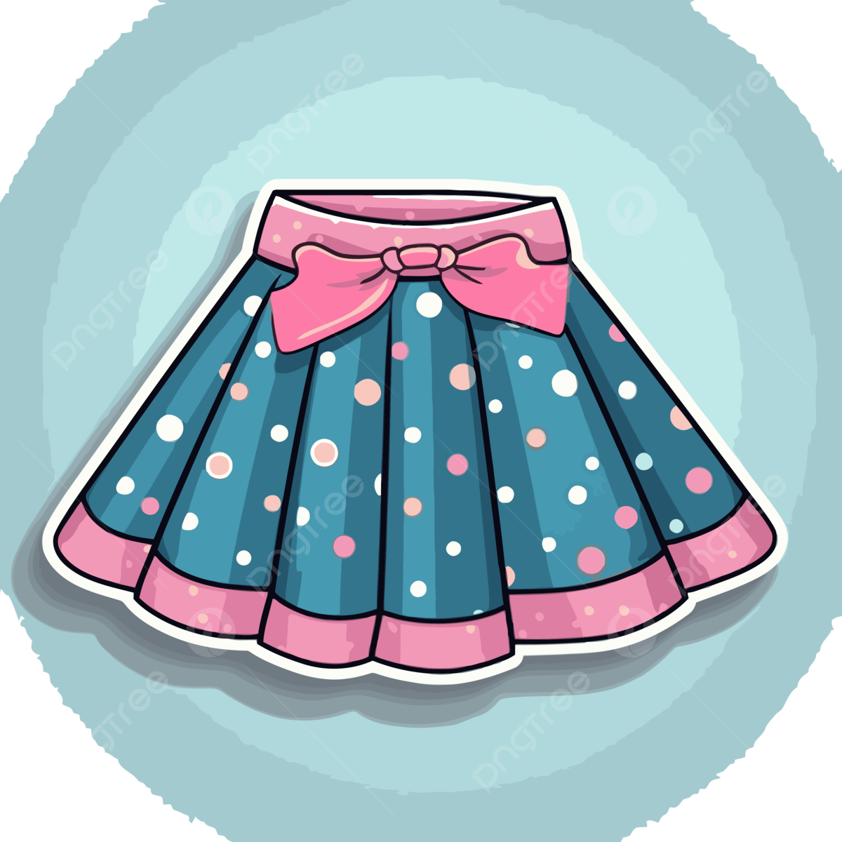 cute skirt transparent background 0019