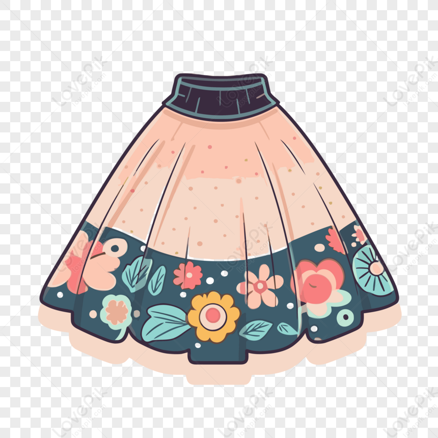 cute skirt transparent background 0023