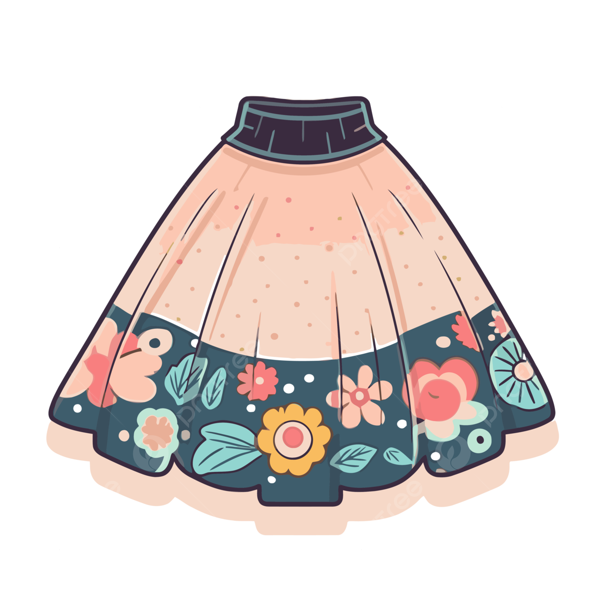 cute skirt transparent background 0035