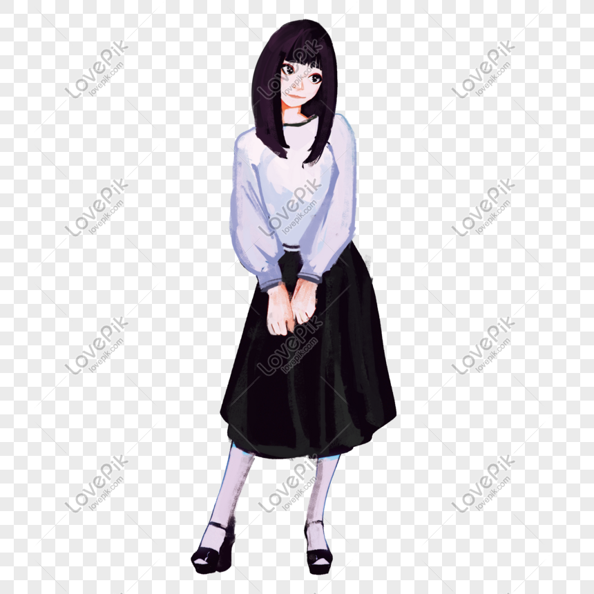 cute skirt transparent background 0036