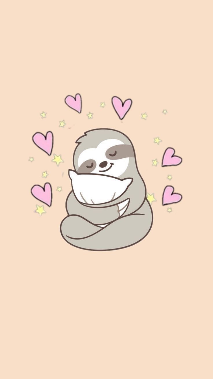 cute sloth backgrounds 0023