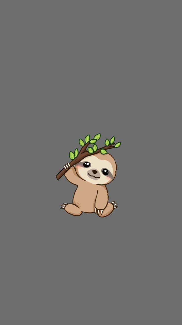 cute sloth backgrounds 0026