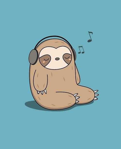 cute sloth backgrounds 0037