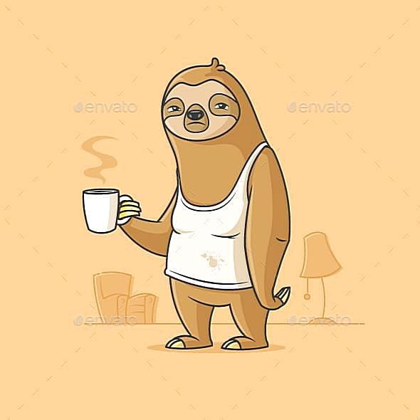 cute sloth backgrounds 0039