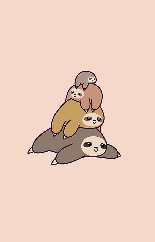 cute sloth backgrounds 0041