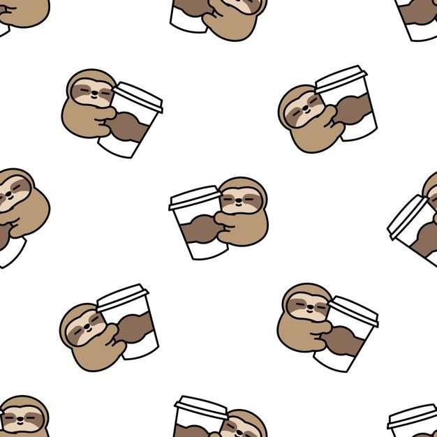 cute sloth backgrounds 0052