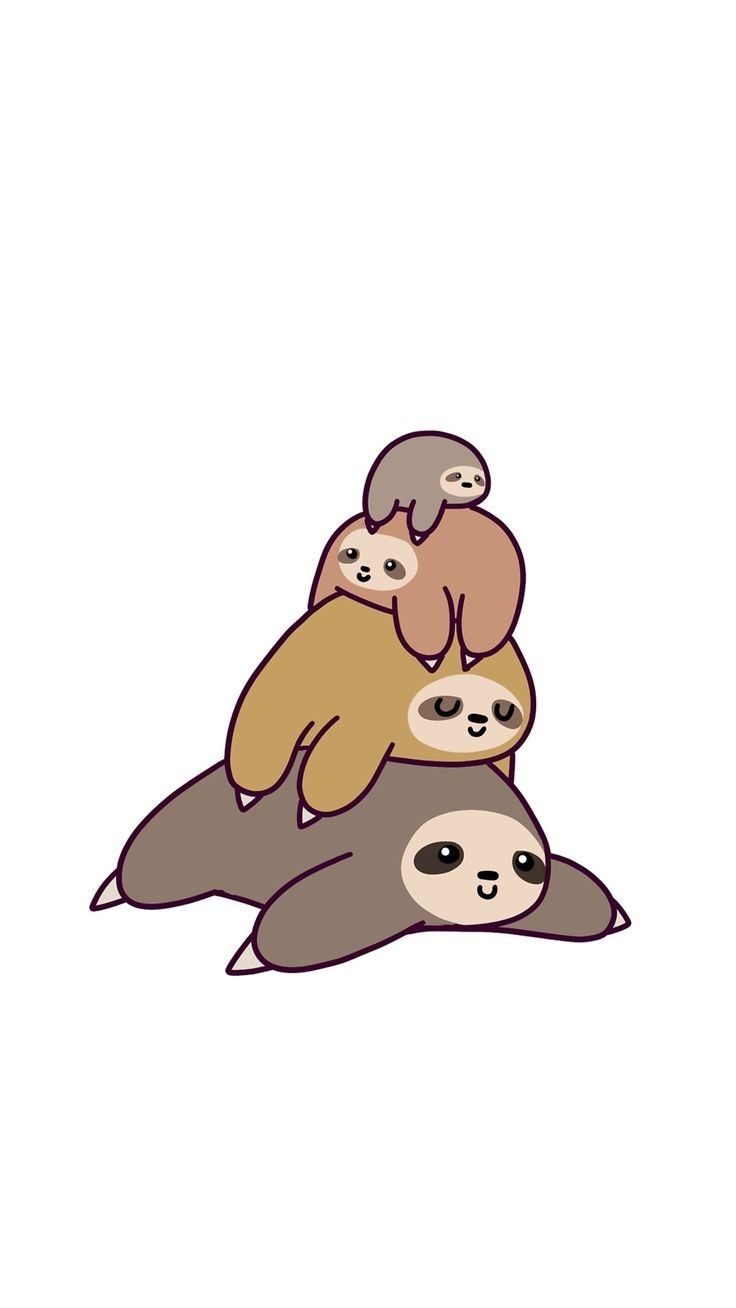 cute sloth backgrounds 0055