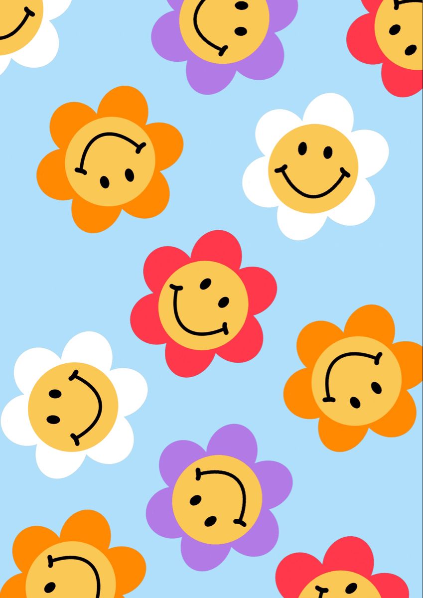 cute smiley face backgrounds 0021