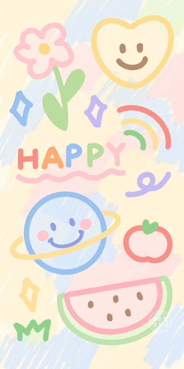 cute smiley face backgrounds 0082