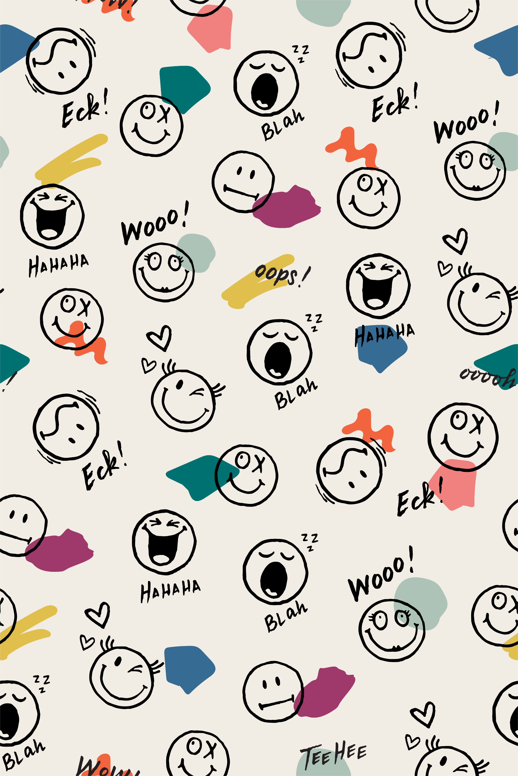 cute smiley face backgrounds 0088