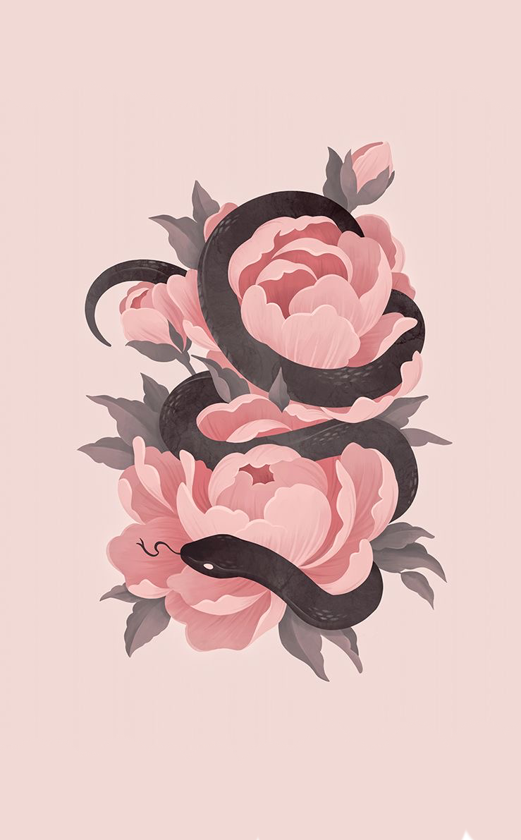 cute snake backgrounds 0054