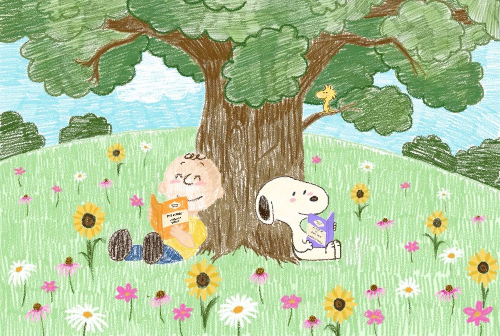 cute Snoopy backgrounds 0034