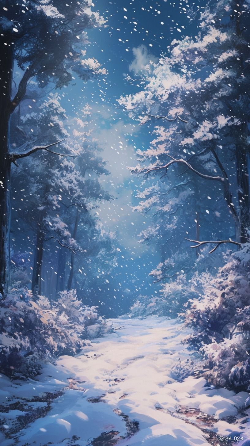 cute snow background 0046