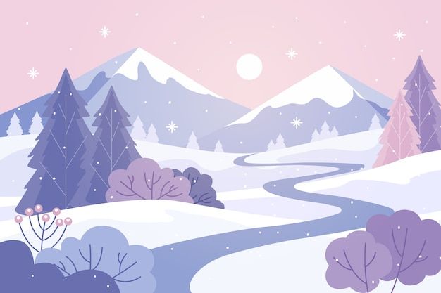 cute snow background 0071