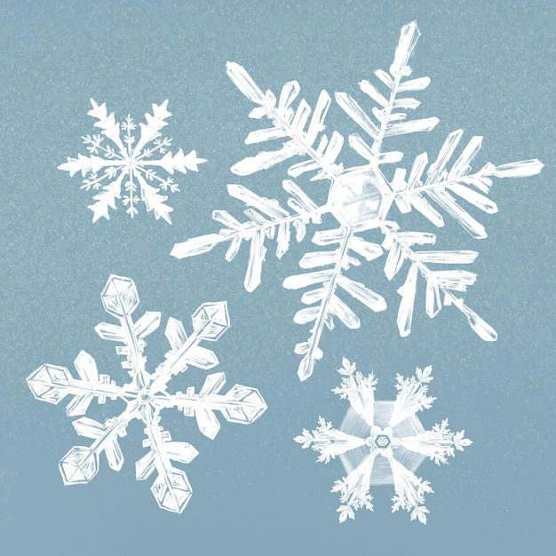 cute snowflake background 0013