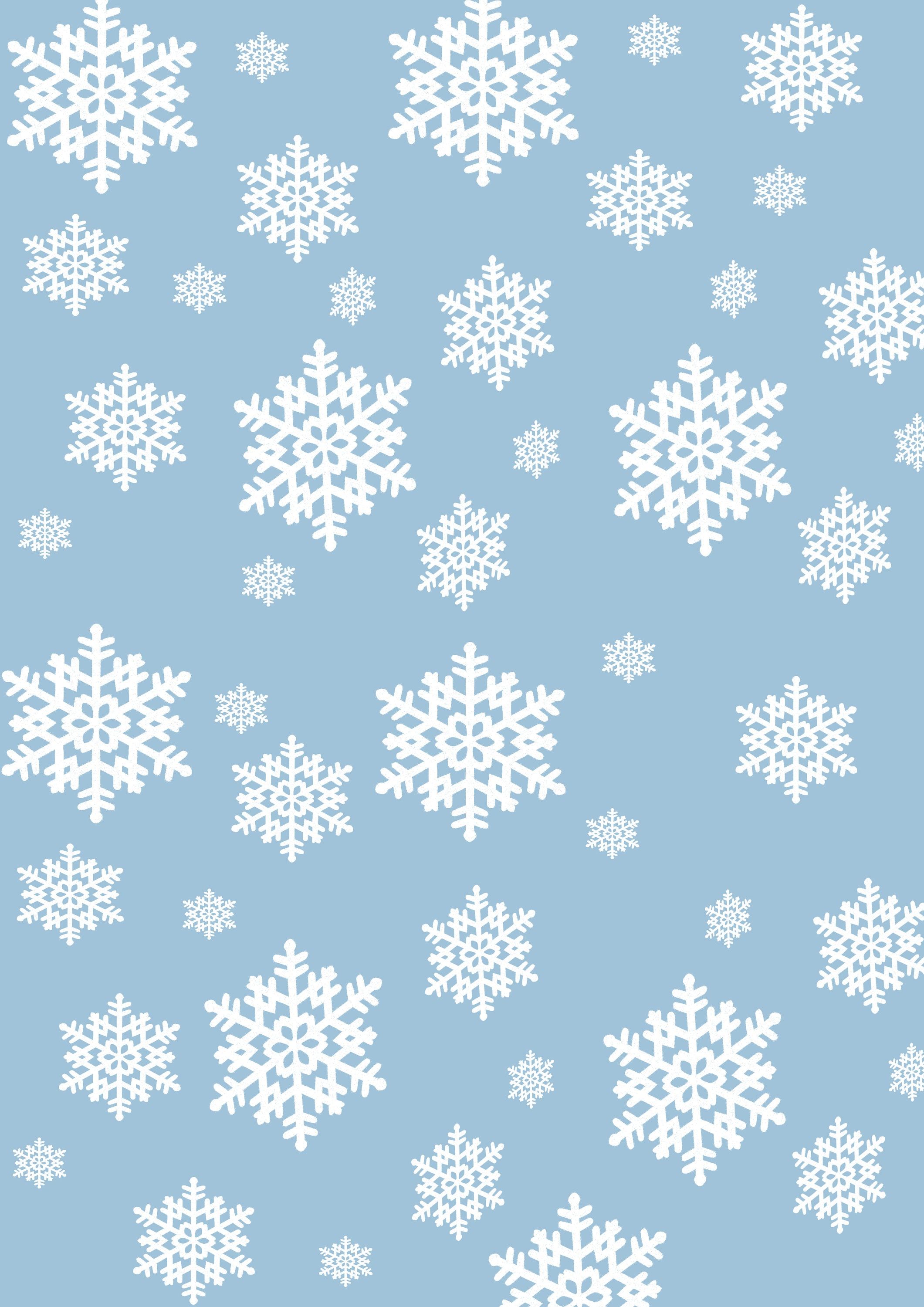 cute snowflake background 0017