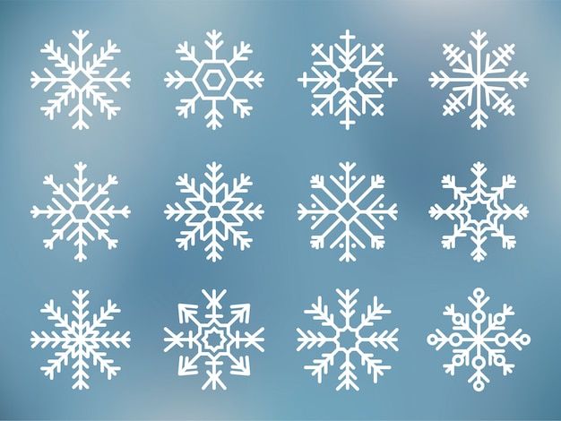 cute snowflake background 0049