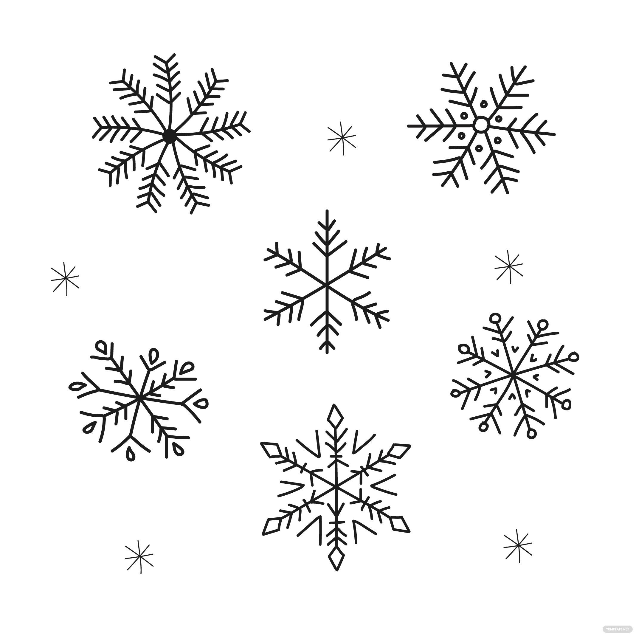 cute snowflake background 0070