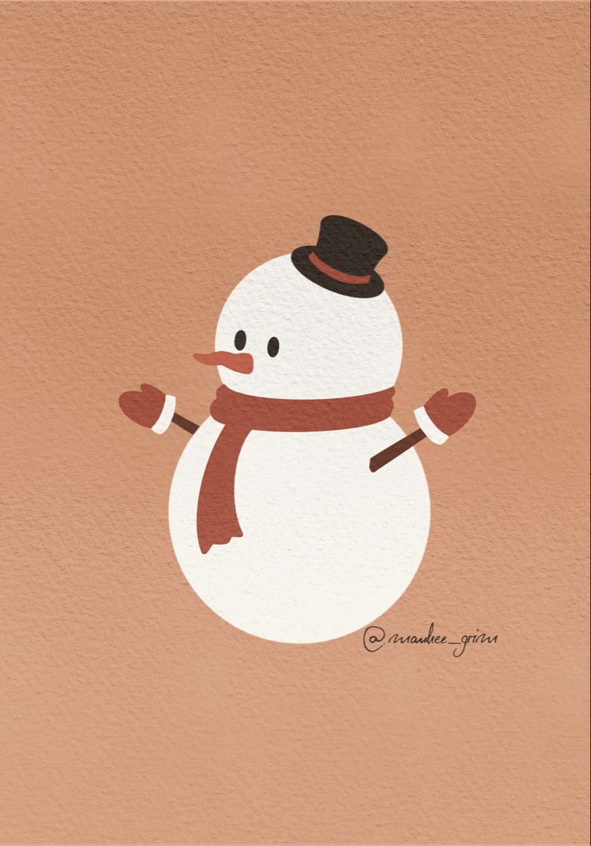 cute snowman backgrounds 0021