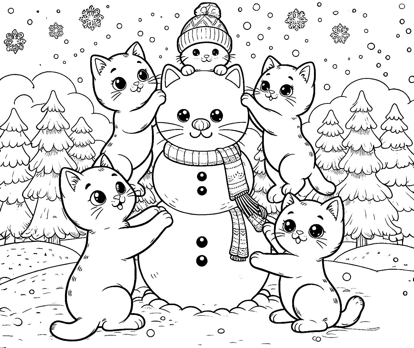 cute snowman backgrounds 0029