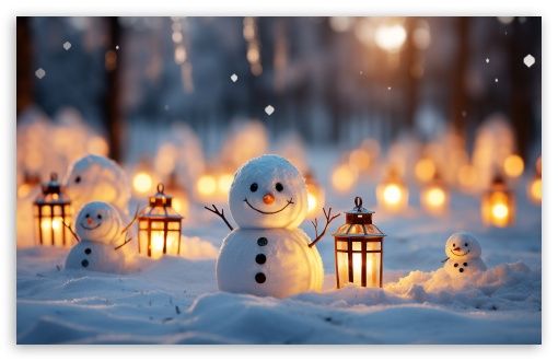 cute snowman backgrounds 0030