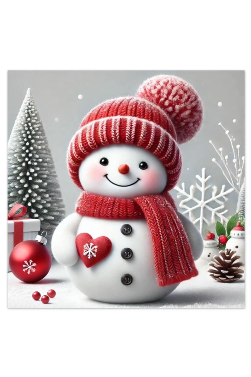 cute snowman backgrounds 0052