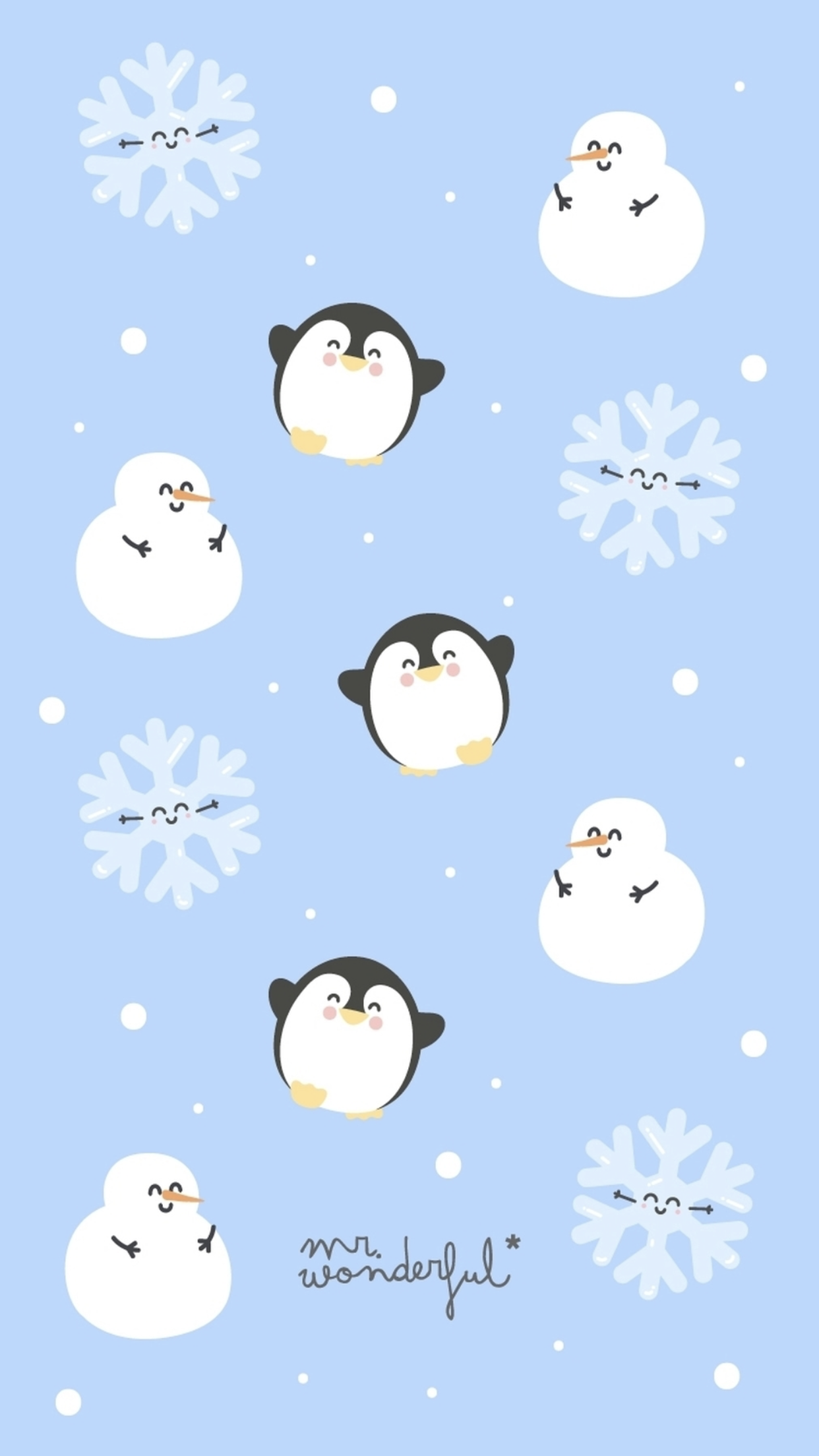 cute snowman backgrounds 0055