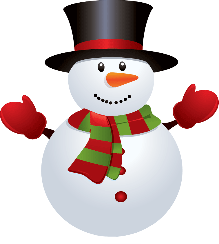 cute snowman transparent background 0012