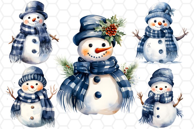 cute snowman transparent background 0018