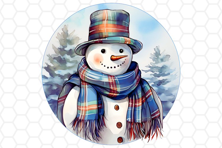 cute snowman transparent background 0028