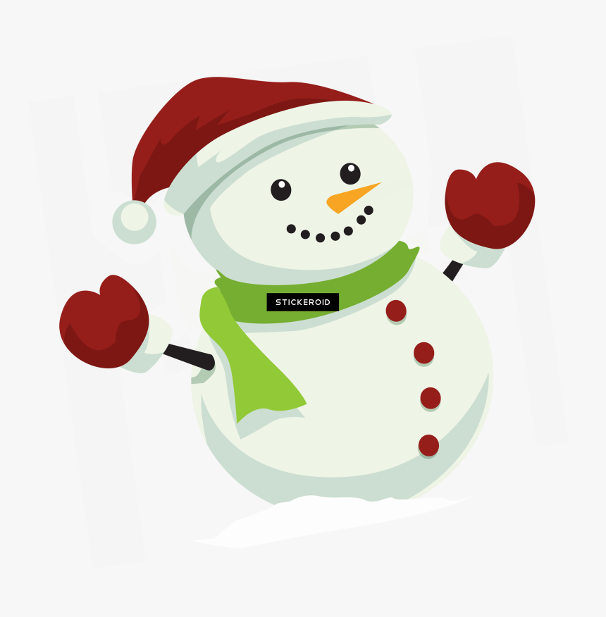 cute snowman transparent background 0029