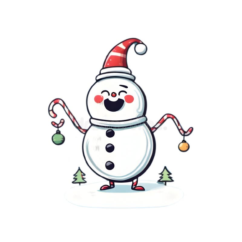 cute snowman transparent background 0030