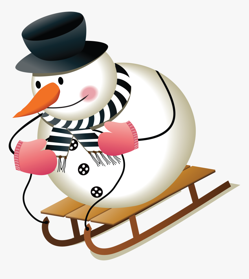 cute snowman transparent background 0033