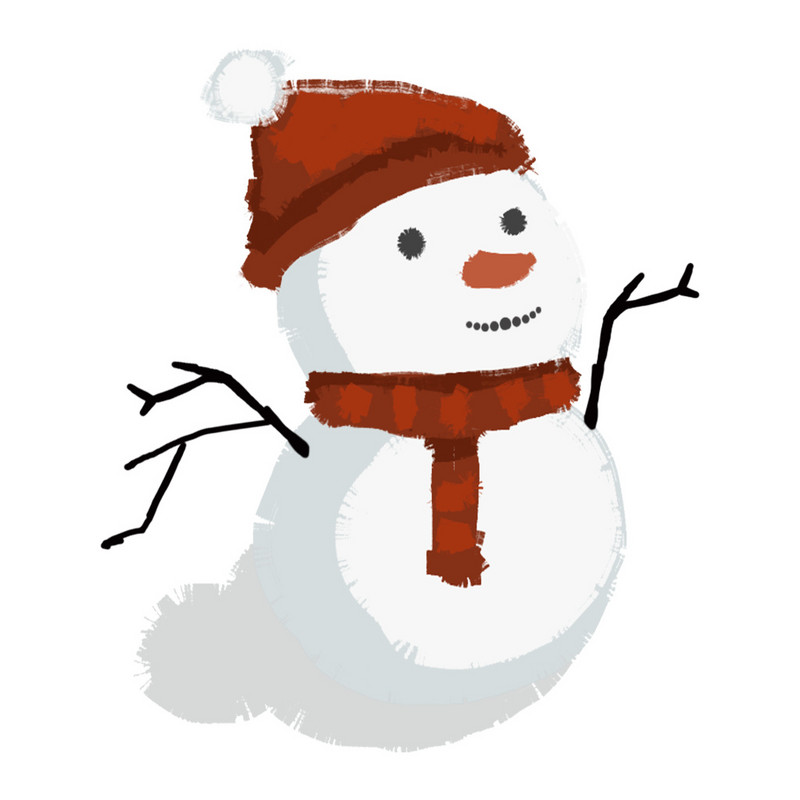 cute snowman transparent background 0037