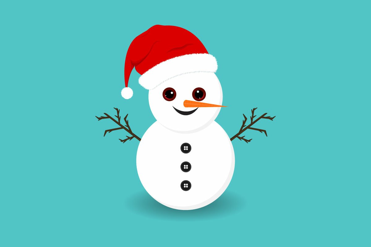 cute snowman transparent background 0041