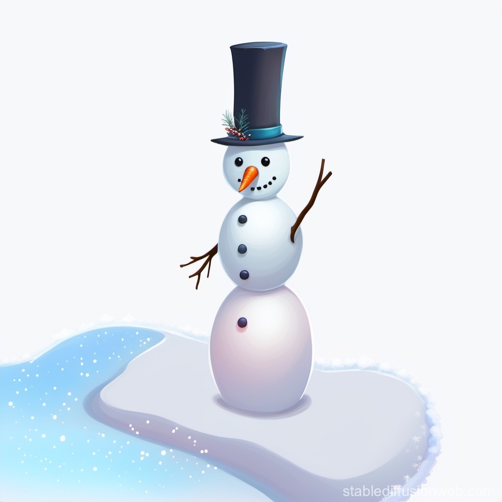 cute snowman transparent background 0048