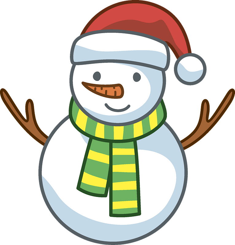 cute snowman transparent background 0049